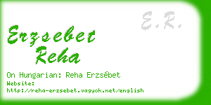 erzsebet reha business card